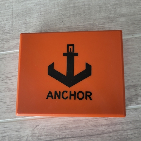 Anchor Men's Tri Fold Genuine Leather Wallet Black RFID Protection - Picture 4 of 7